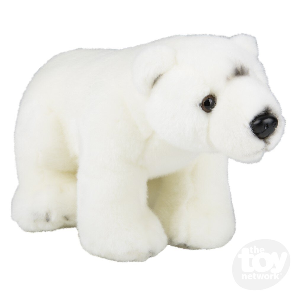 12" Heirloom Standing Polar Bear Plush