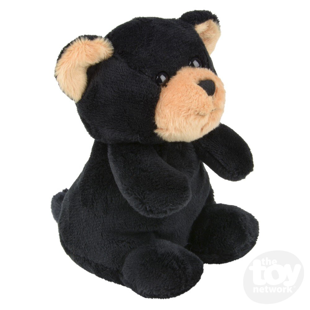 (T) 5" Weez Black Bear Plush