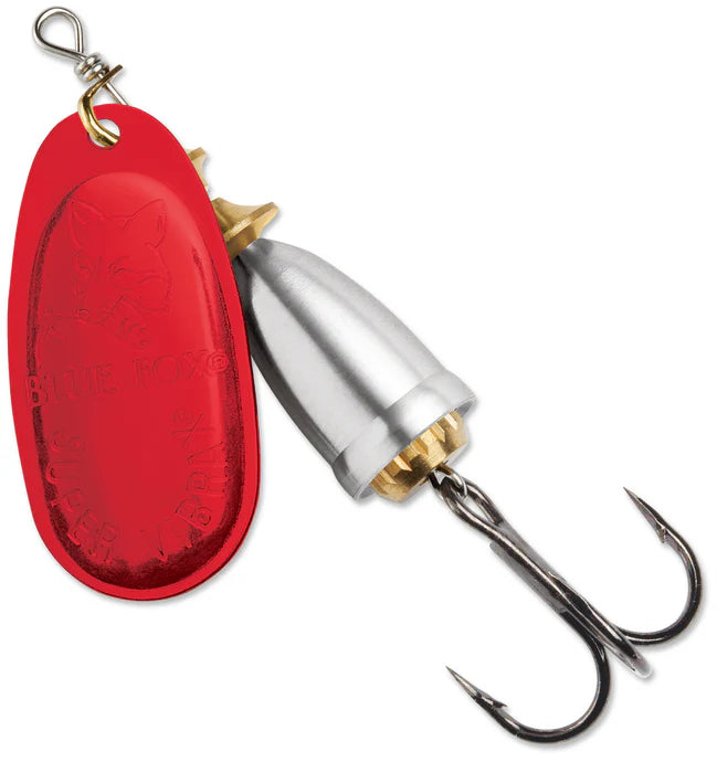 Blue Fox 5/8oz Classic Vibrax Spinner (Bleeding Silver)