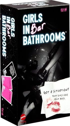 Girls in Bar Bathrooms Adult Party Game for Girls and Bachelorette Parties for Hilarious Game Night Memories