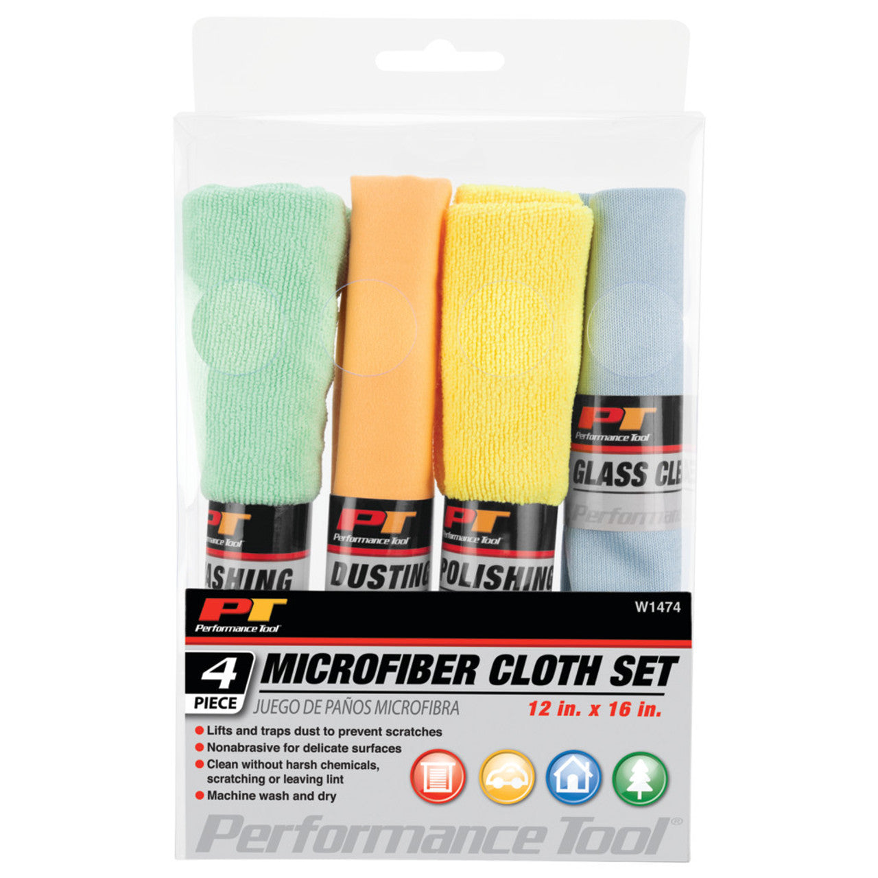 4 pc. Microfiber Cloth Set