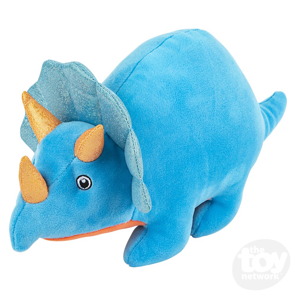 11" Puffyfluff Triceratops Plush