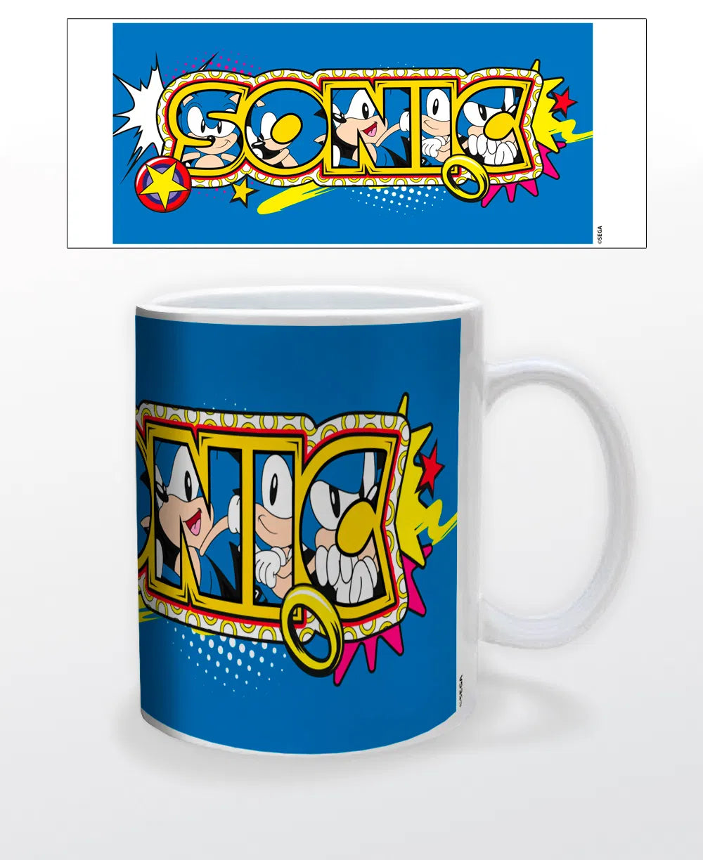 Sonic - Sonic Text Coffee Mug