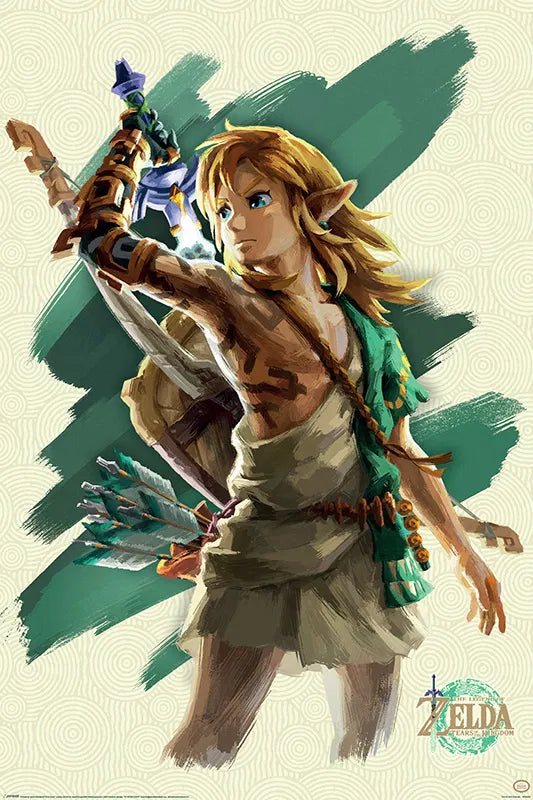Zelda – TotK-Link Unleashed Poster (IN-STORE PICKUP ONLY)