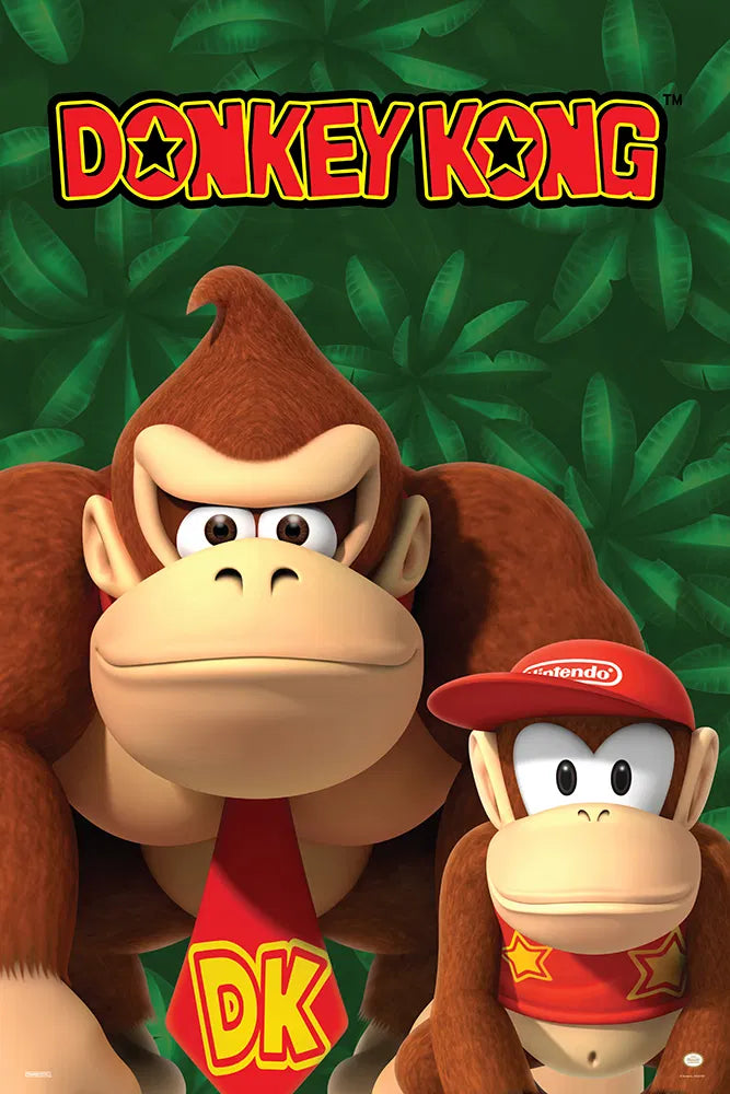 Donkey Kong – DK & Diddy Portrait Poster (IN-STORE PICKUP ONLY)