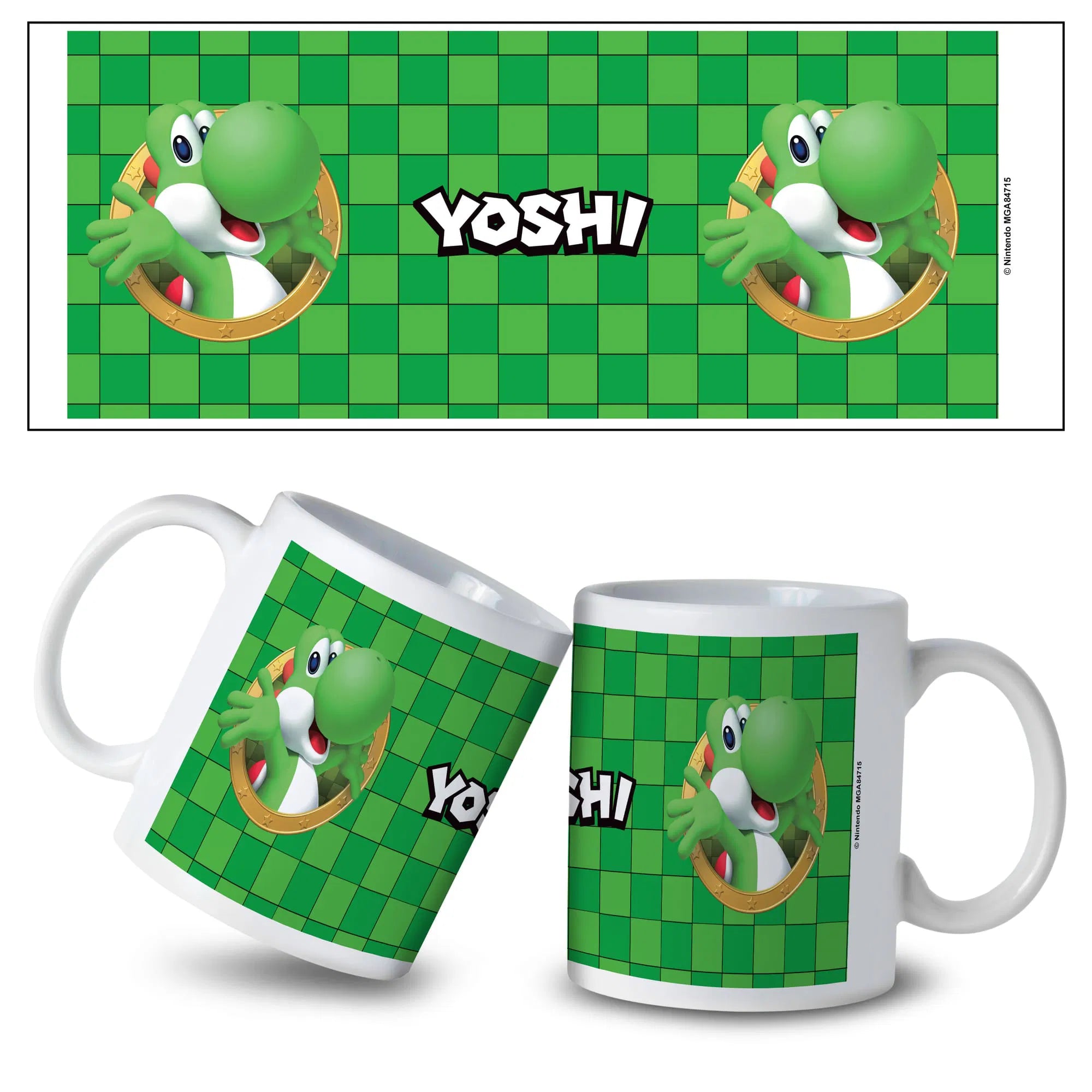 Super Mario- 3D Port- Yoshi Coffee Mug