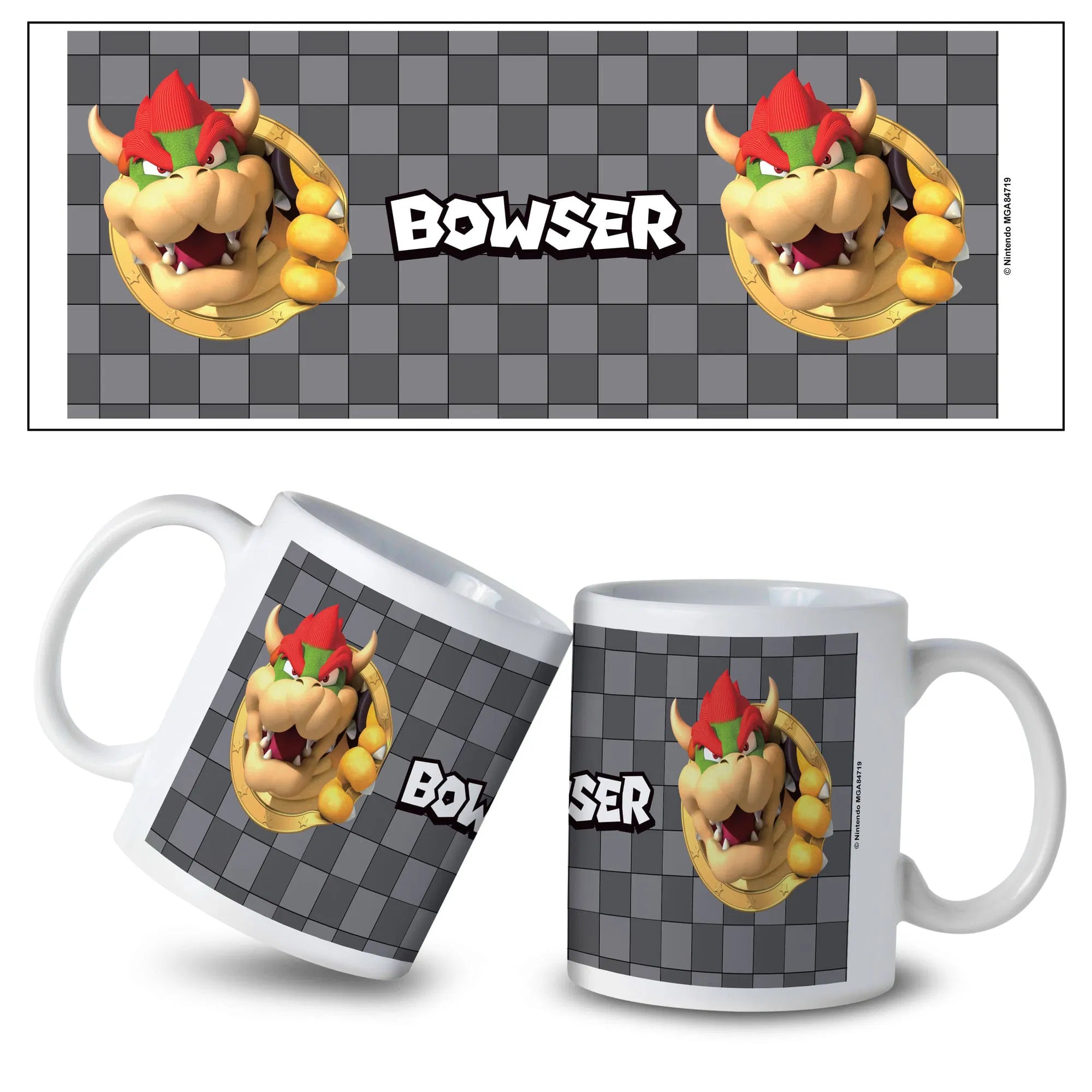 Super Mario- 3D Port- Bowser Coffee Mug