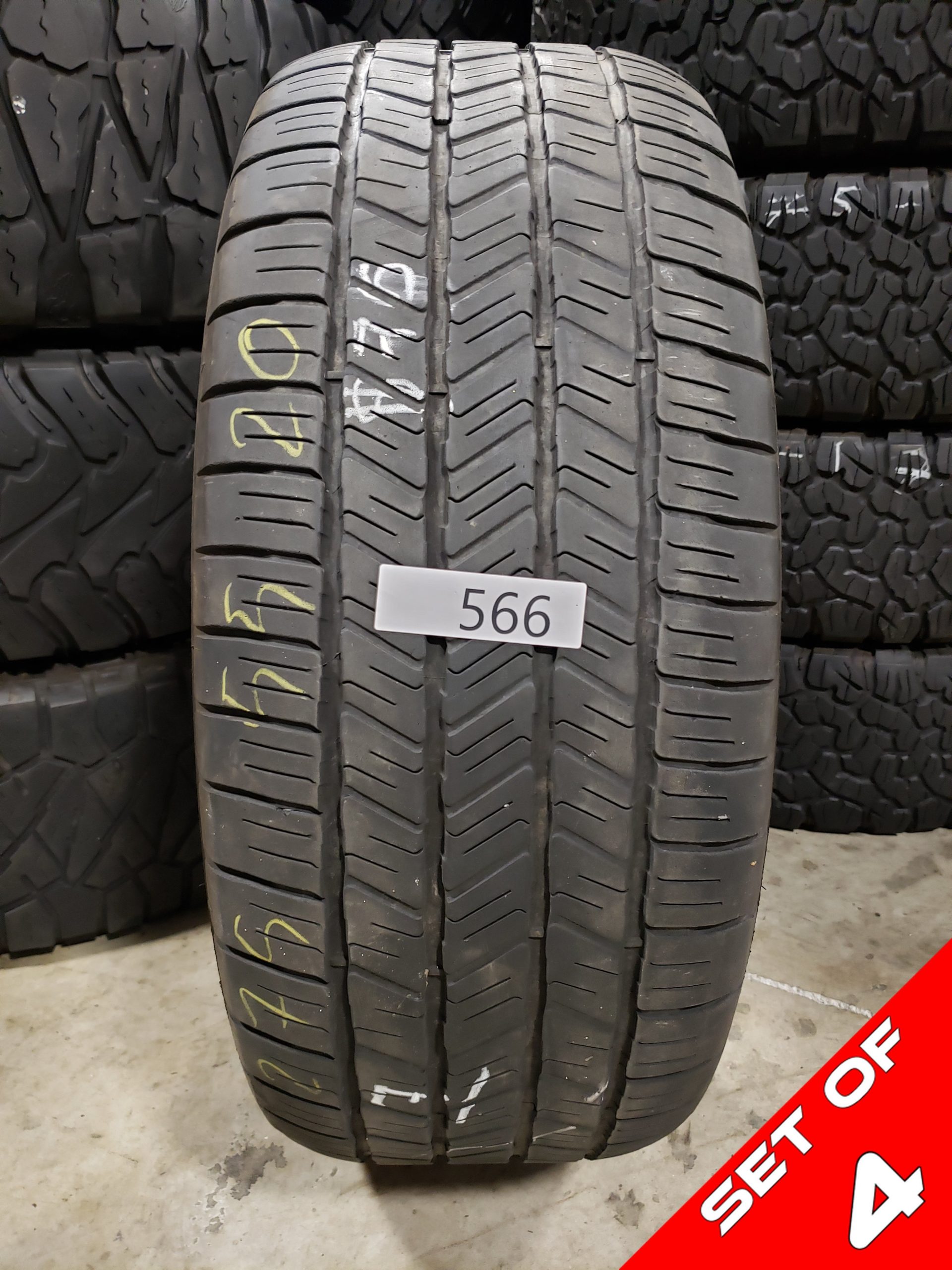 SET OF 4 275/55R20 Goodyear Eagle LS 2 111 S SL - Used Tires