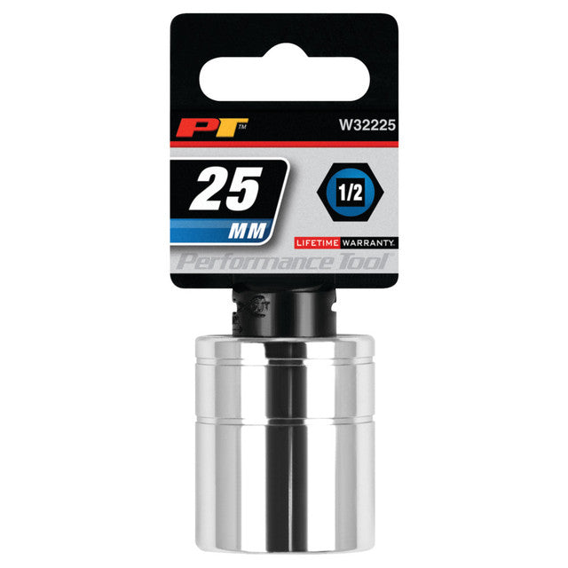 1/2" Dr. 25mm 6pt Socket