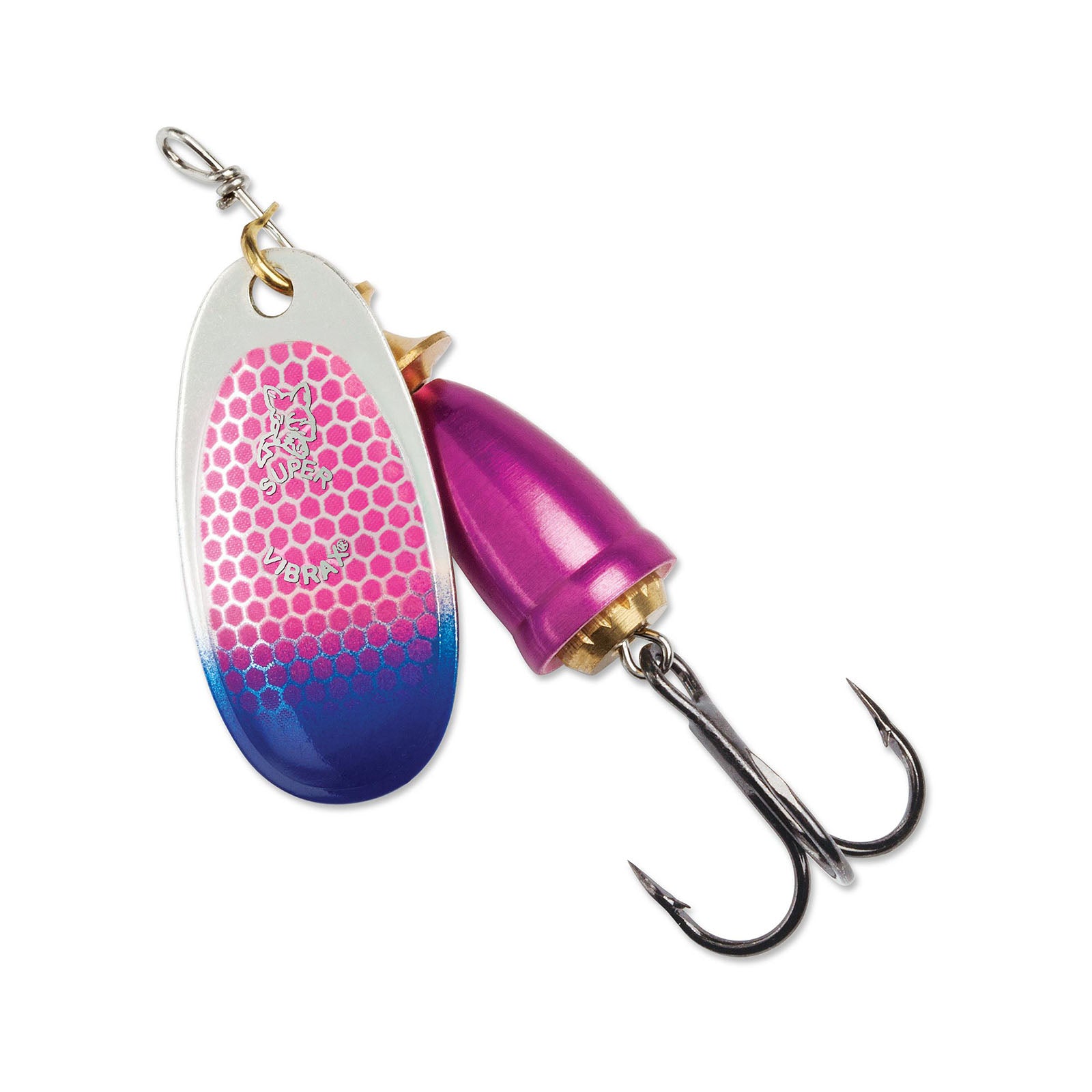 Blue Fox Classic Vibrax 01 Spinner 1/8oz (Cerise Scale/Blue Tip UV)