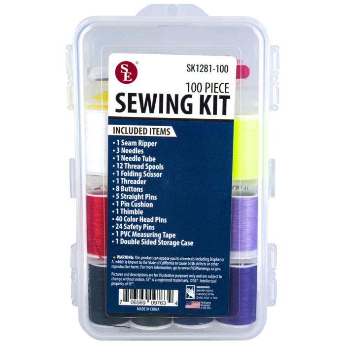 Sona Enterprises 100-Piece Sewing Kit