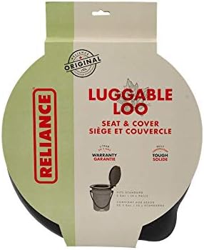 Reliance Products 9881-03 Luggable Loo Snap-on Toilet Seat with Lid for 5-Gallon Bucket