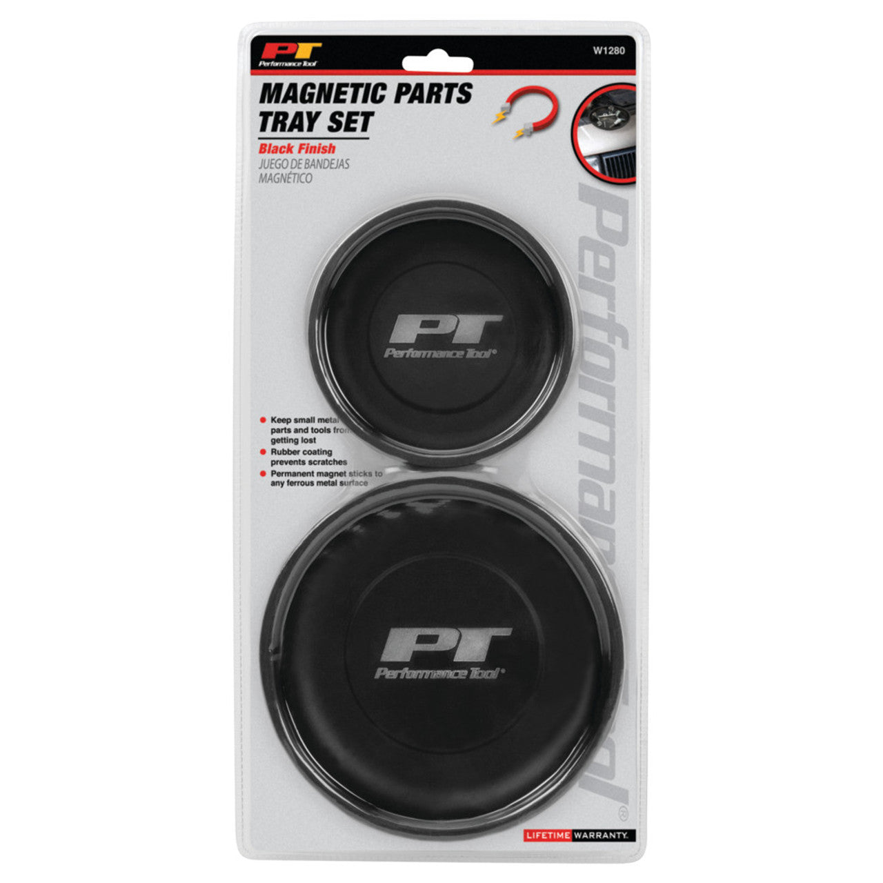 Performance Tools 2 pc. Magnetic Parts Tray Set