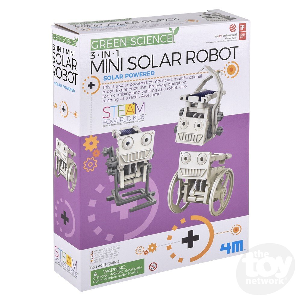 Green Science/3-In-1 Mini Solar Robot