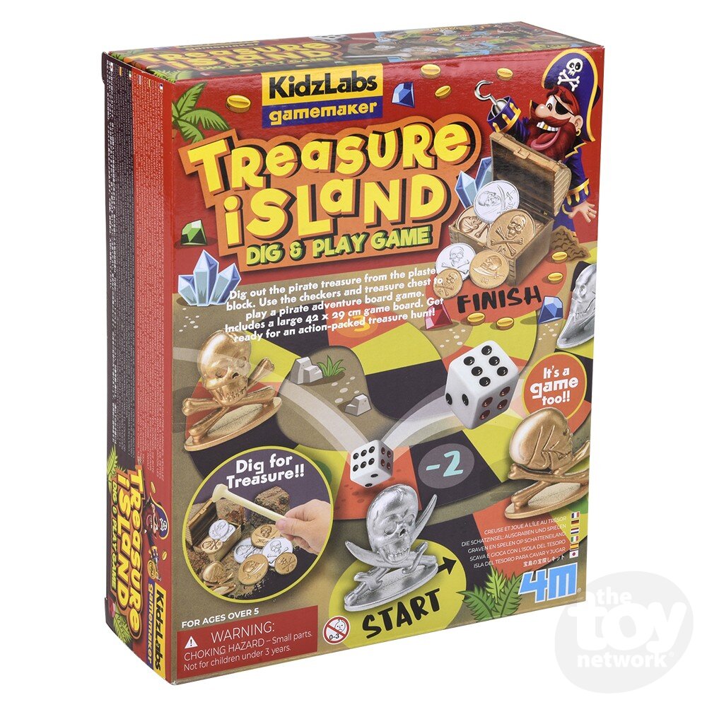 KidzLabs Gamemaker Treasure Island Dig & Play Game
