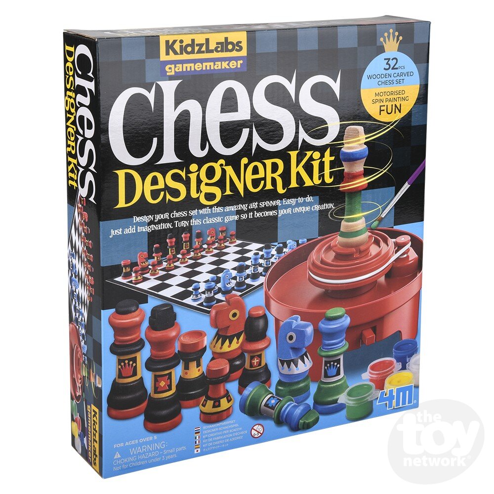 KidzLabs /Gamemaker / Motorised Spin Art /Chess Designer Kit