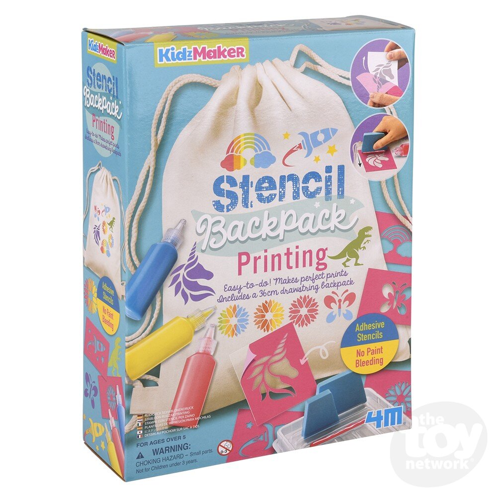 KidzMaker /Stencil Backpack Printing