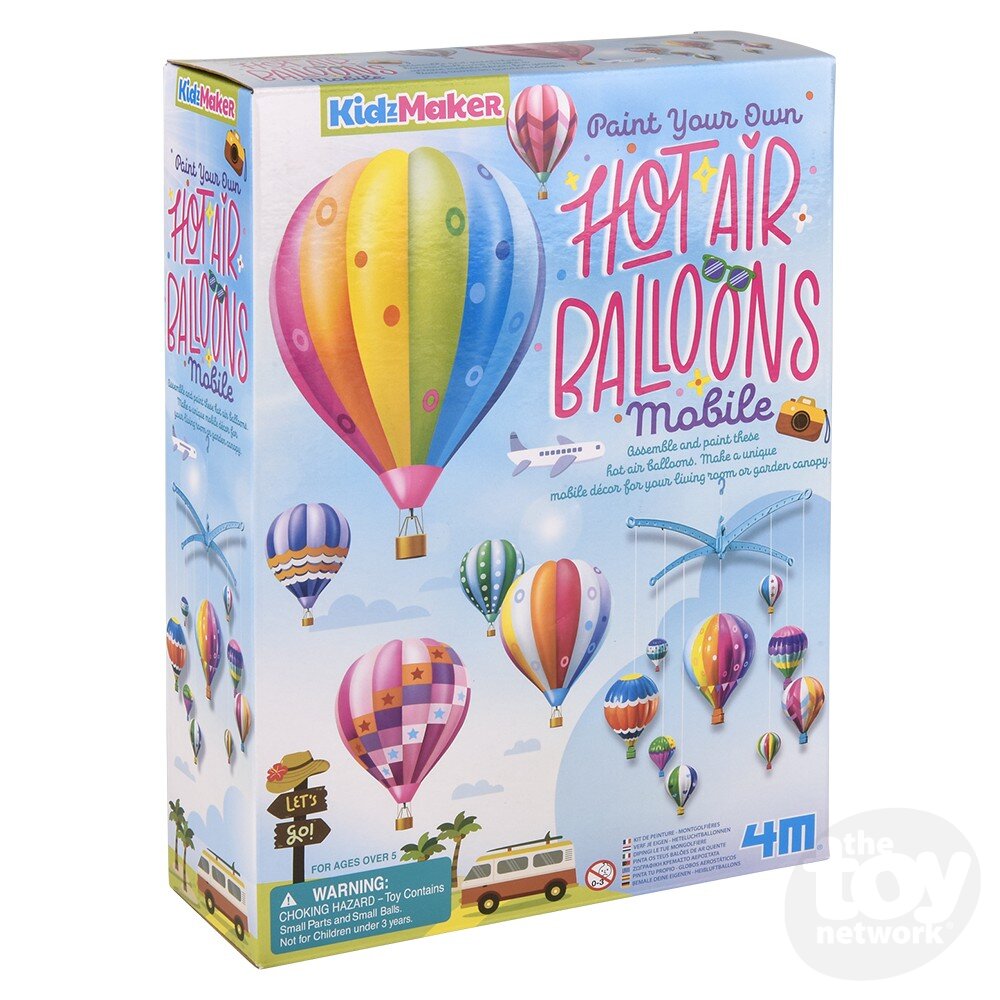 KidzMaker /Paint Your Own Hot Air Balloons Mobile