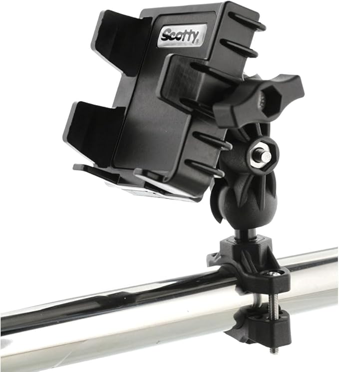 Scotty 0139 Phone Holder w/Post, Track & Rail Mounts