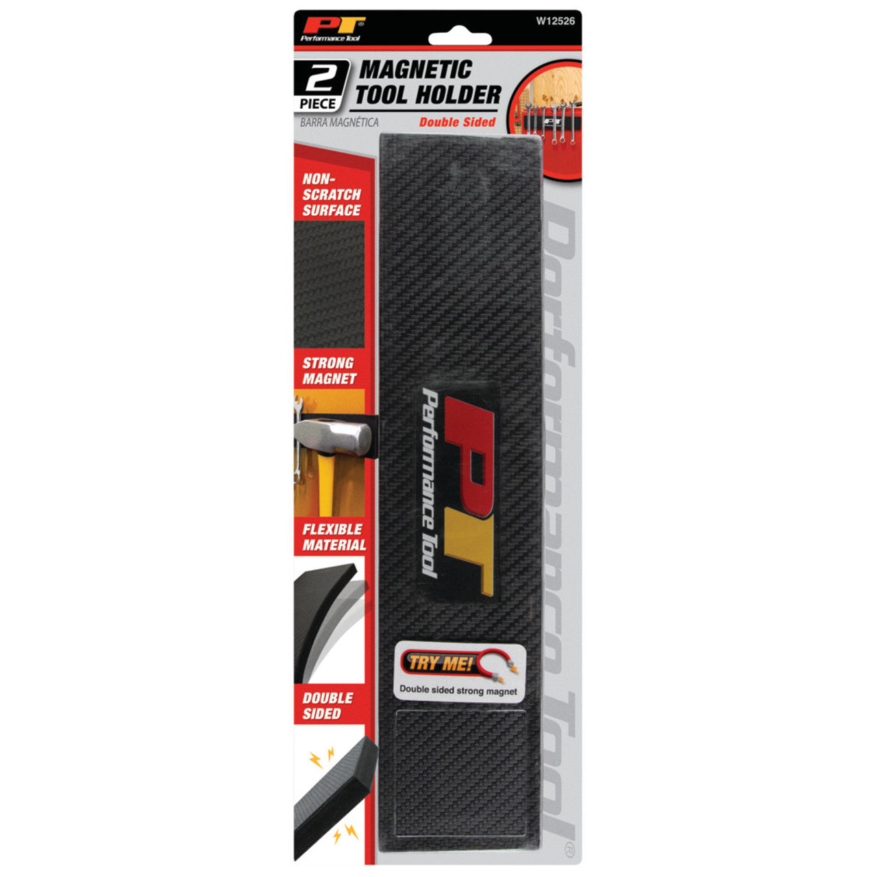Performance Tools 2 pc. Magnetic Tool Holder Bar