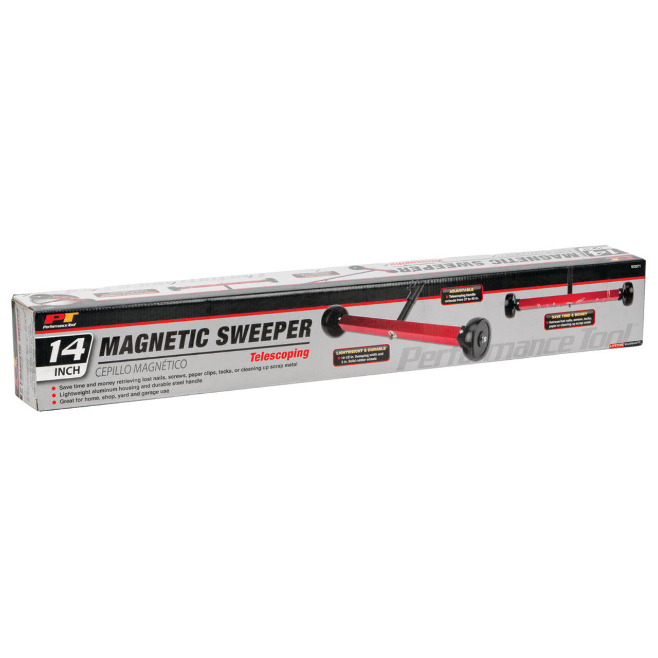 Telescoping Magnetic Sweeper