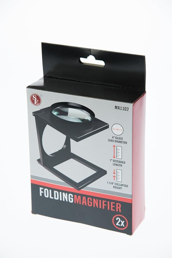 Sona Enterprises WireJewelry Jumbo Folding Magnifier 2X