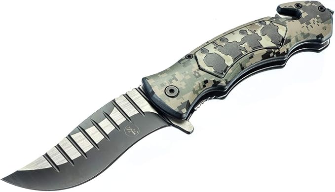 Sona Enterprises Spring Assisted Clip Point Folding Knife
