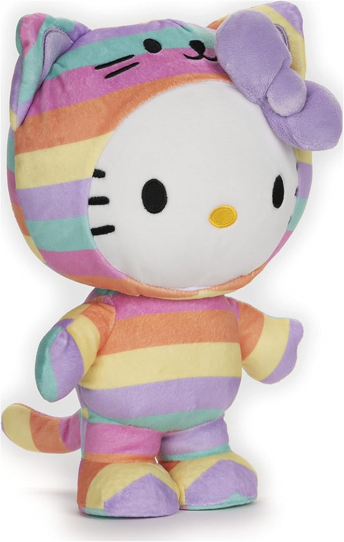 Hello Kitty Rainbow Outfit Plush