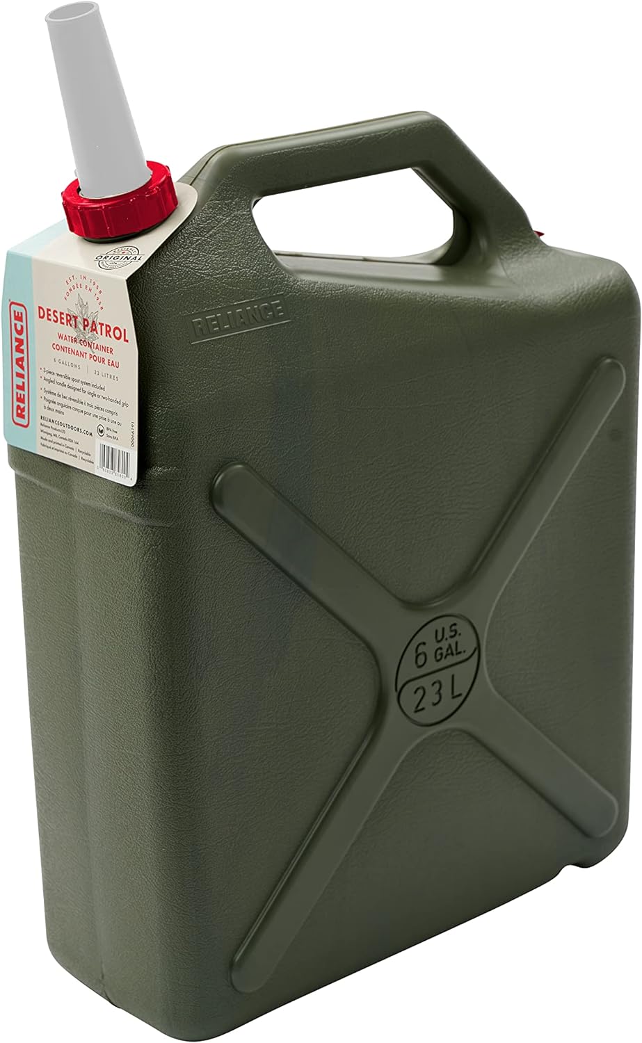Reliance Products Desert Patrol 6 Gallon Rigid Water Container