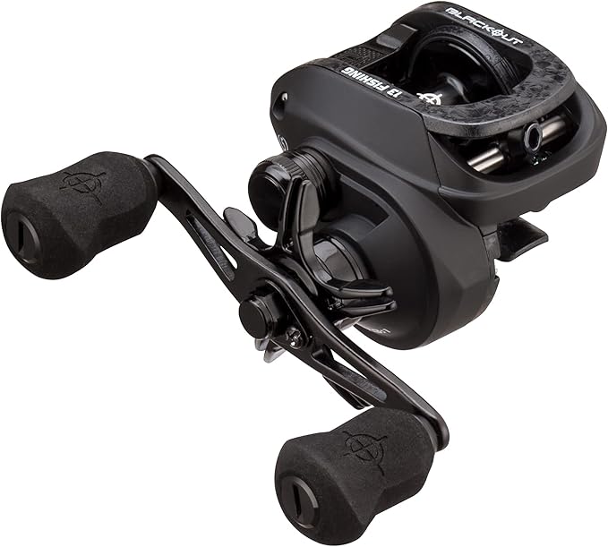 13 FISHING - Origin O1 Blackout - Baitcast Reels - 7.3:1 Gear Ratio