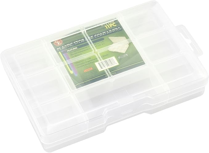 Sona Enterprises 11-Compartment Plastic Storage Container