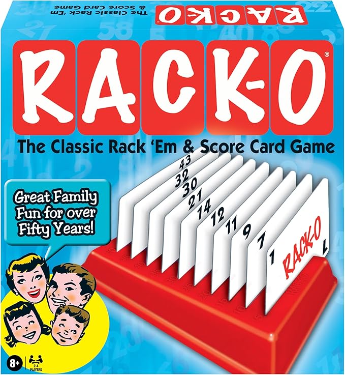 Rack-O Retro Card Game