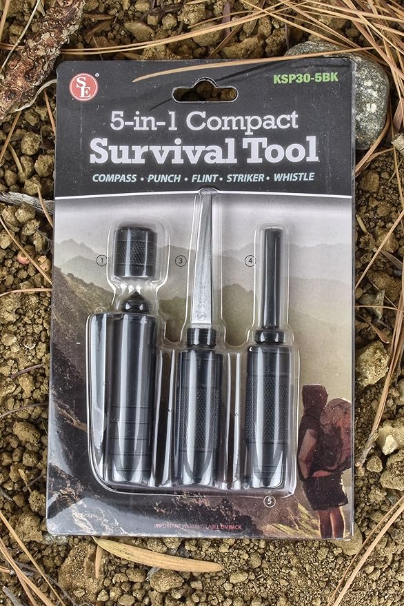 Sona Enterprises 5-in-1 Compact Survival Tool
