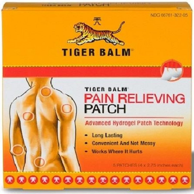 Tiger Balm Pain Relief Patch 5 pk