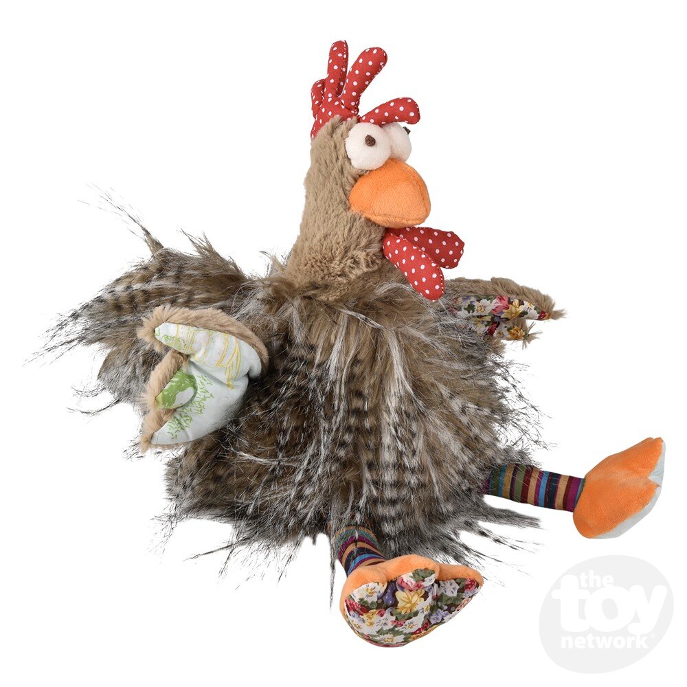 10" Long Hair Rooster