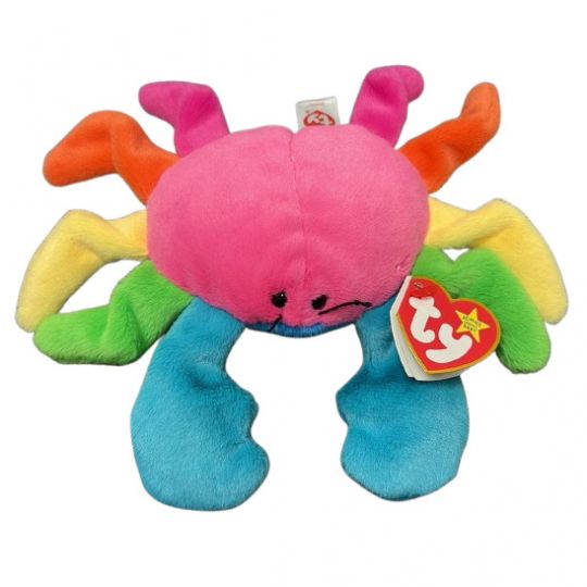 TY Beanie Baby Scuttle the Rainbow Crab
