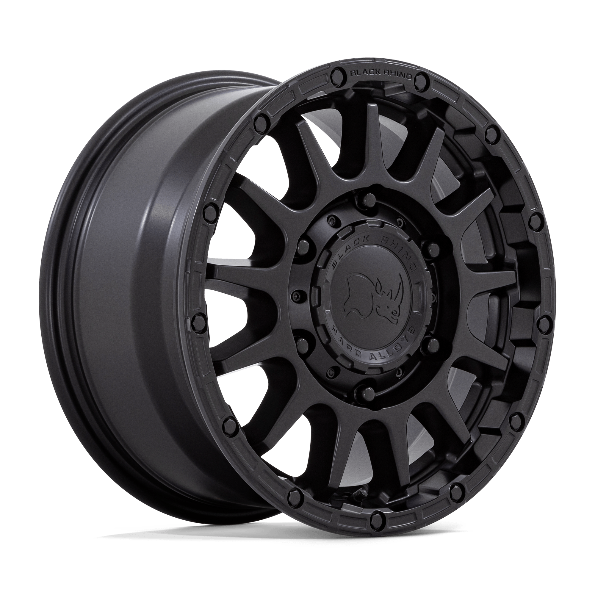 BLACK RHINO SEQUOIA 16X8 38 5X130 MATTE BLACK