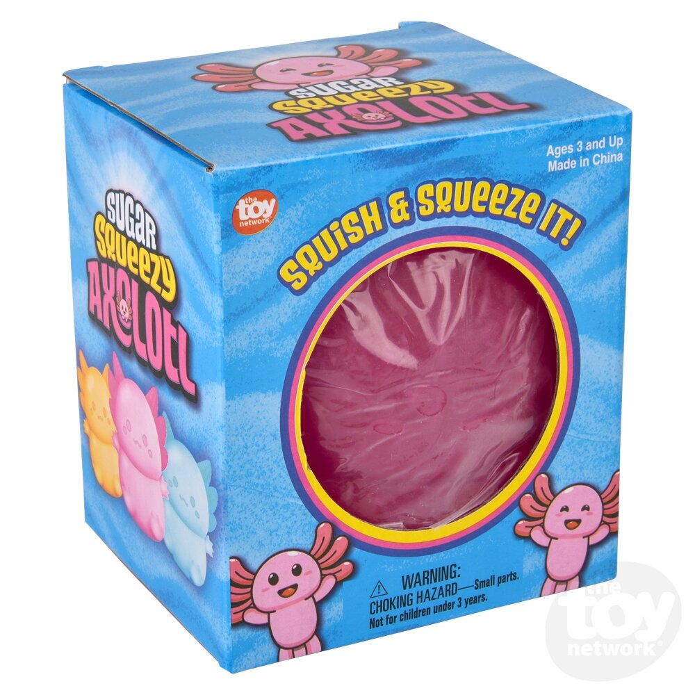 Jumbo Squeezy Sugar Axolotl 5" (Sold Separately)