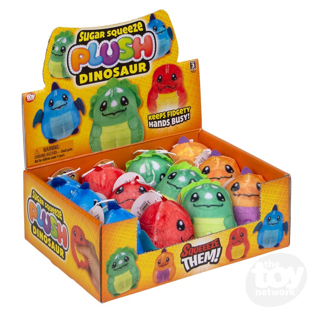 2.75" Sugar Squeeze Plush Dinosaur Assortment (Sold Separately)
