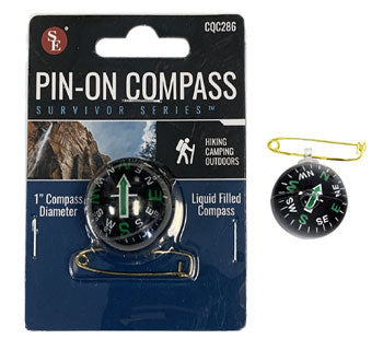 Sona Enterprises Liquid-filled Round Compass with Copper Pin