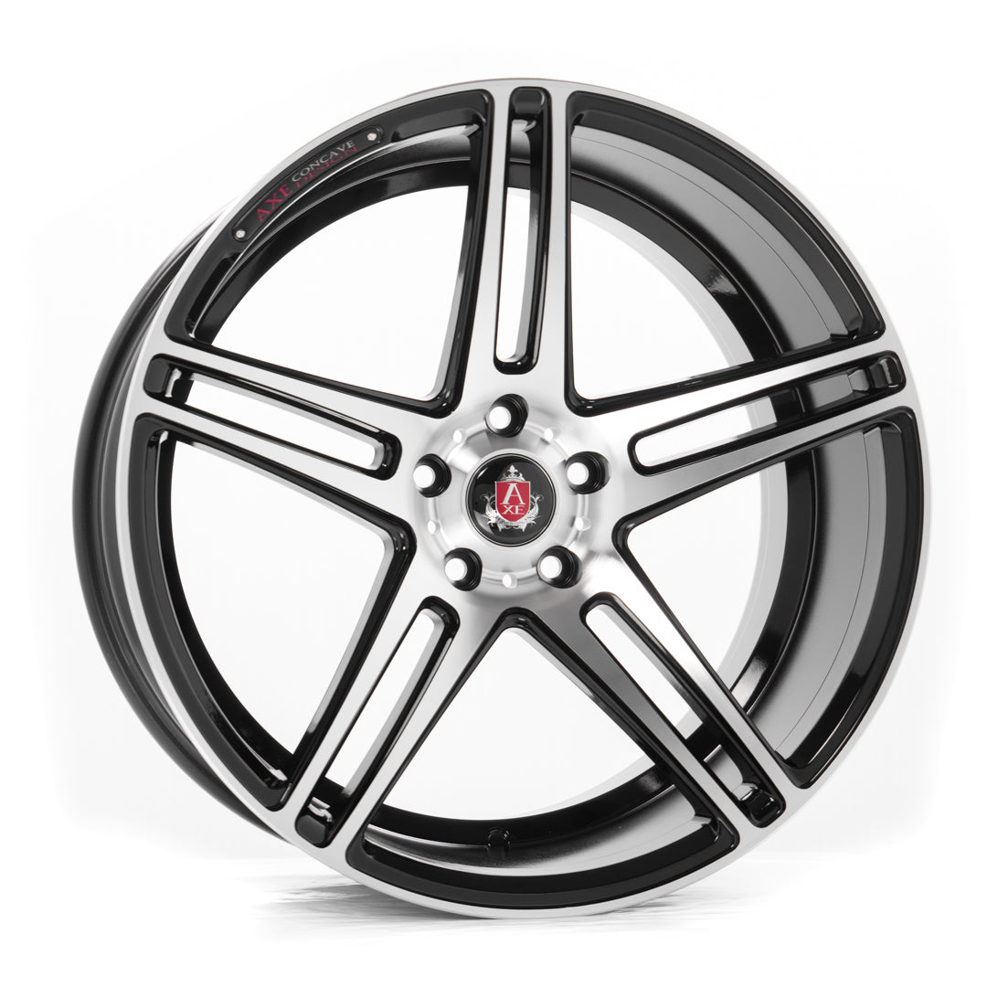 AXE EX12 20X10.5 40 5X120 BLACK AND POLISHED FACE