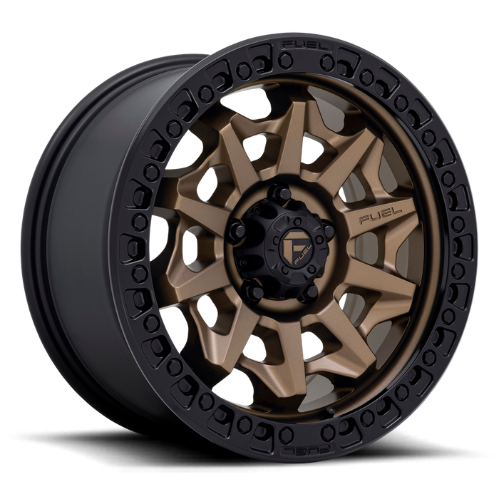 Fuel 1PC D696 COVERT 16X8 1 6X139.7/6X5.5 MATTE BRONZE BLACK BEAD RING