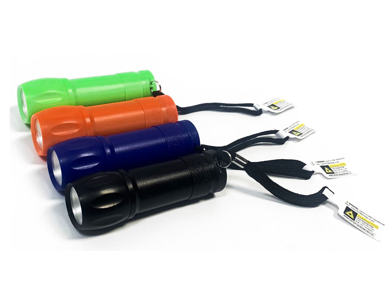 Sona Enterprises 4" 100 Lumen COB Plastic Body Flashlights with Lanyard