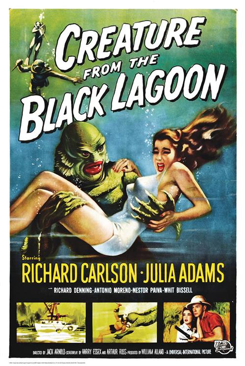 Creature from the Black Lagoon Movie Poster =