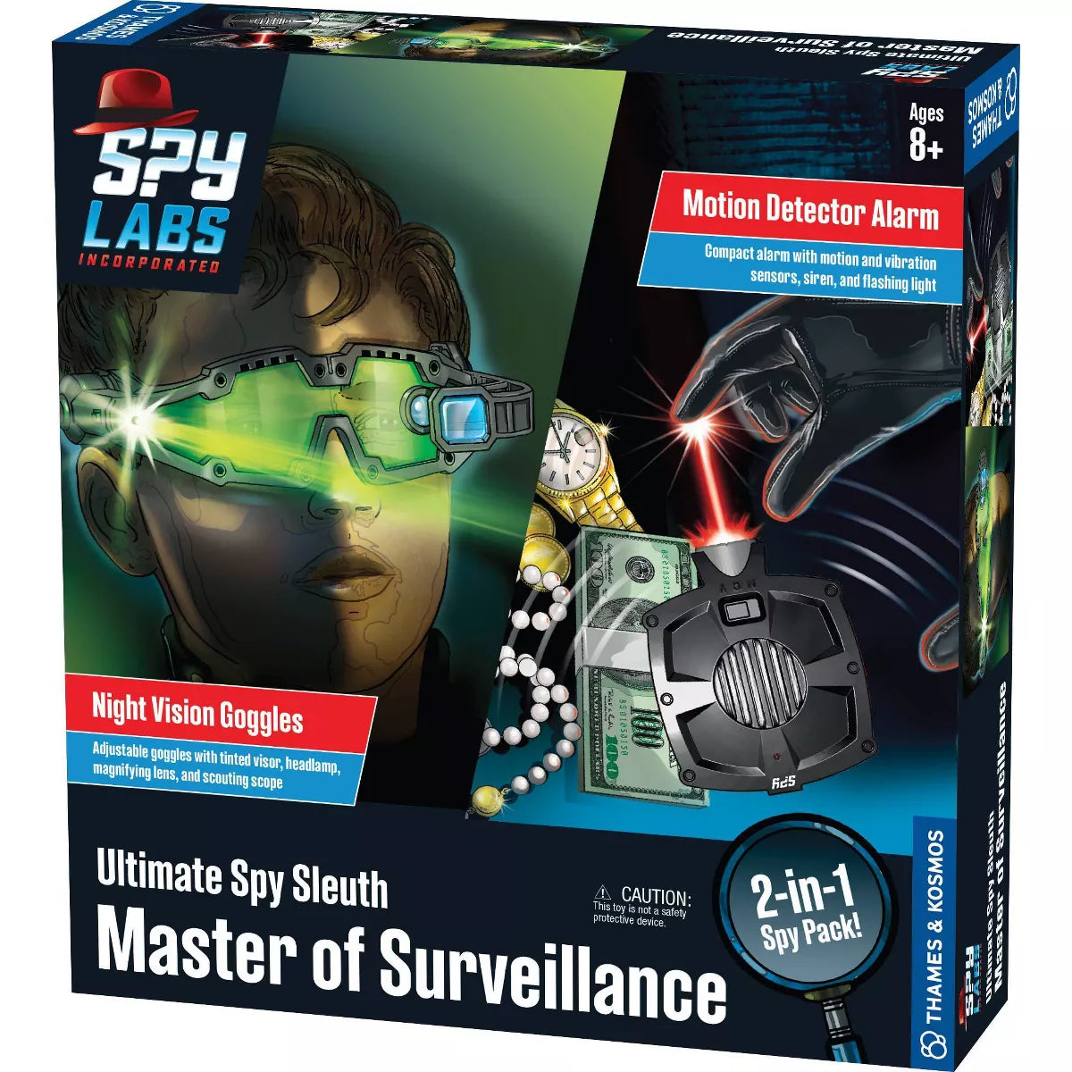Thames & Kosmos Ultimate Spy Sleuth - Master of Surveillance Night Vision Goggles & Motion Detector