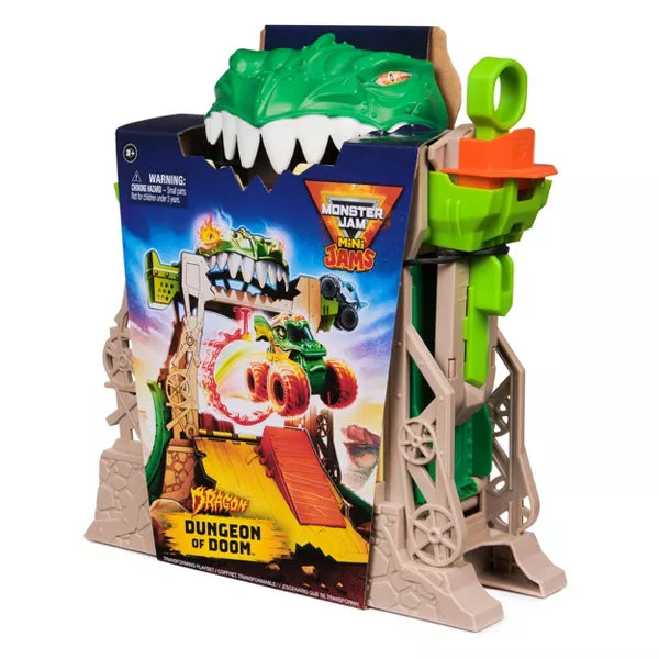 Monster Jam Dragon Dungeon of Doom Playset