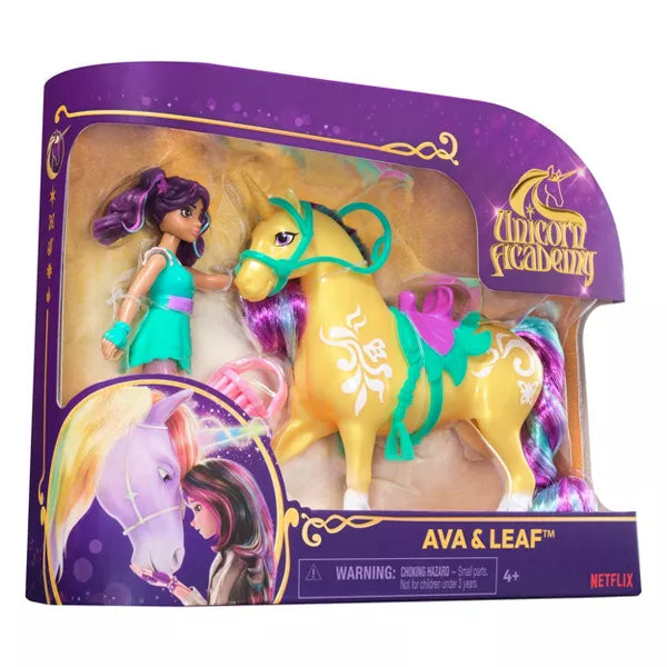 Unicorn Academy Ava & Leaf Set
