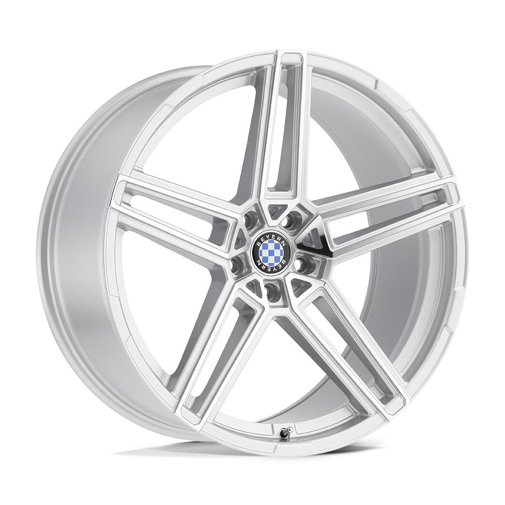 BEYERN GERADE 19X9.5 35 5X120/5X4.72 SILVER W/ MIRROR CUT FACE