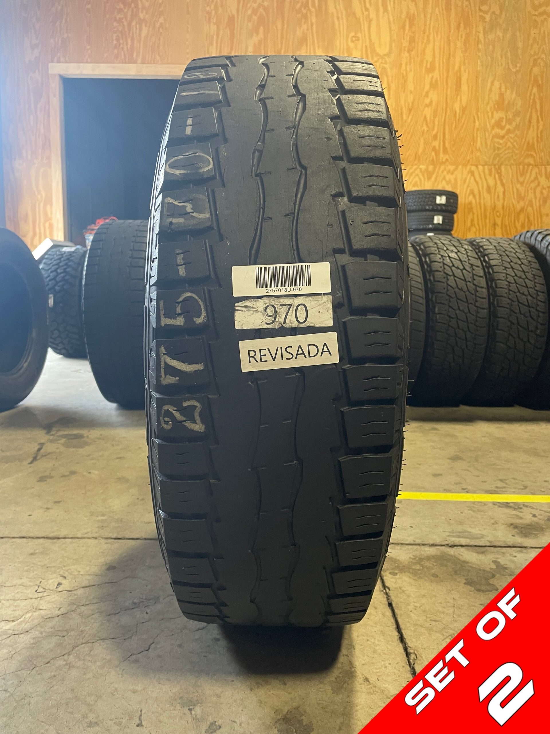 SET OF 2 275/70R18 Linglong Crosswind A/T 125/122 S E - Used Tires