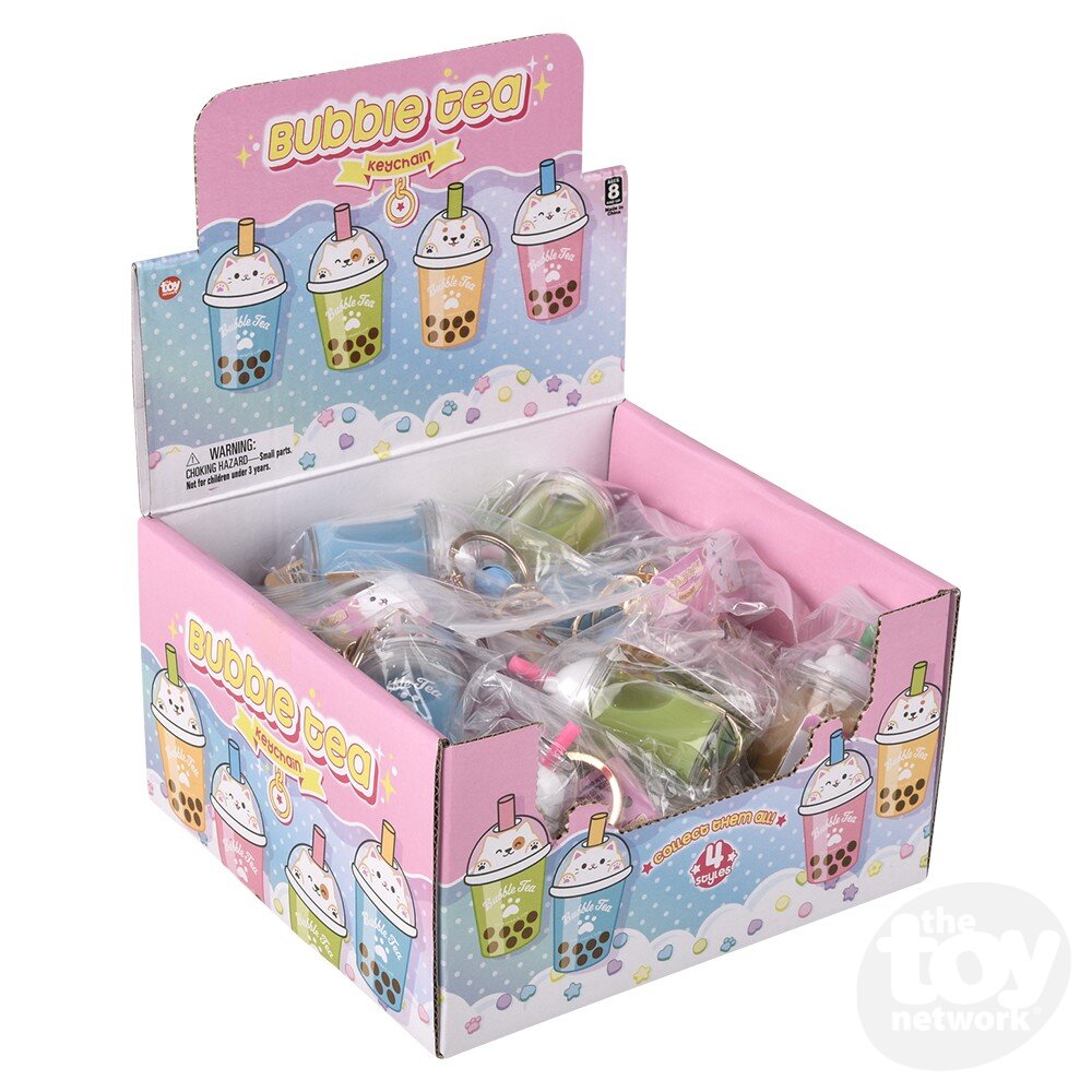 2.5" Kawaii Animal Bubble Tea Liquid Clip On (Sold Separately)